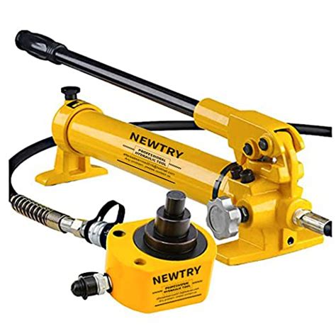 Amazon NEWTRY 50 Ton Low Profile Hydraulic Jack Cylinder Hand