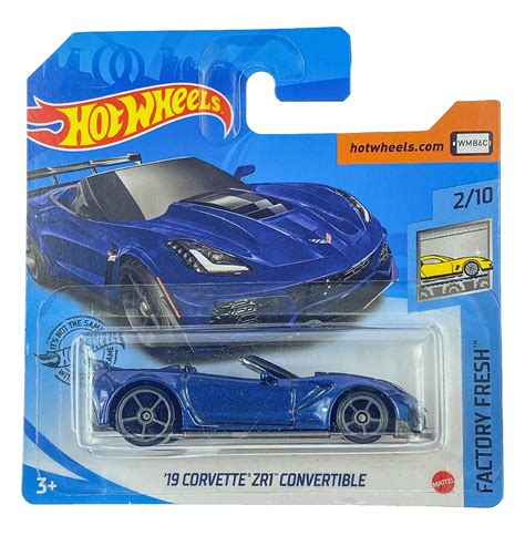 Hot Wheels Corvette Zr Convertible Factory Fresh Short Card Amazon Co