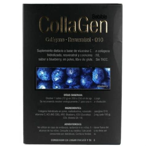 CollaGen GENTECH Colágeno Resveratrol Q10 DeSuplementos ar