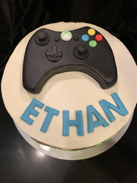 Gaming Cake In Buttercream With Fondant Controller 13 Birthday Cake