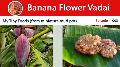 Banana Flower Vadai Vazhai Poo Vadai How To Make