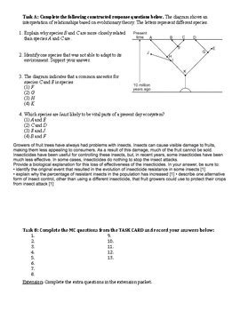 Living Environment Regents Review Evolution By Breanna Podmore TPT