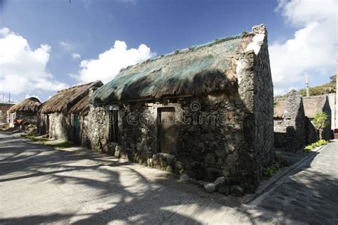 Old and Ruined Stone Houses at Batan Island, Batanes, Philippines Stock ...