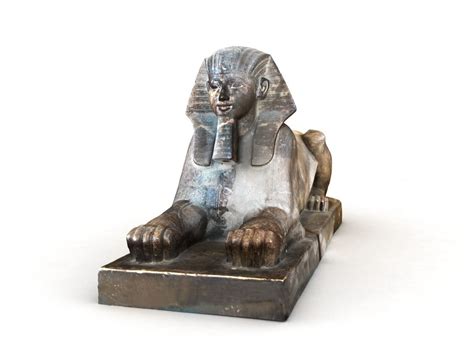 Sphinx of Hatshepsut statue 3D model | CGTrader