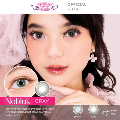 Jual Dream Color I Softlens Nobluk Brown Gray Plano Normal Soflens