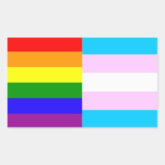 Trans Flag Stickers | Zazzle