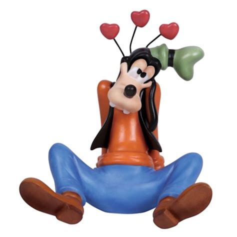 Precious Moments Disney You Make Me Goofy Goofy With Hearts Figurine