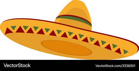 Mexican hat Royalty Free Vector Image - VectorStock