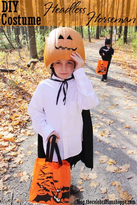 How to Make a DIY Headless Horseman Costume With a Pumpkin Head