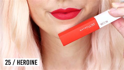 Mon avis sur les Superstay Matte Ink de Maybelline Rouge à lèvre mat