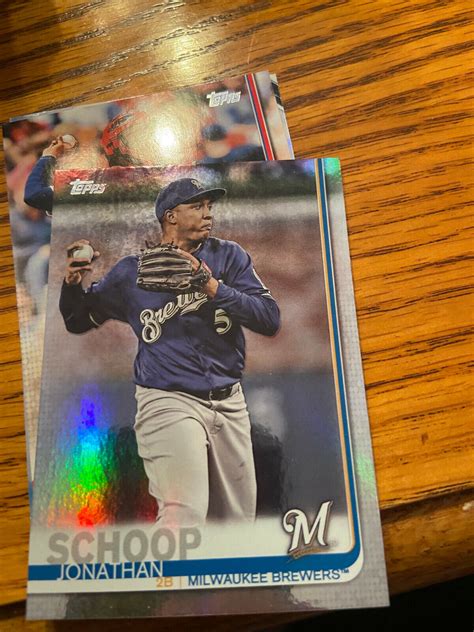 Topps Rainbow Foil Jonathan Schoop For Sale Online Ebay