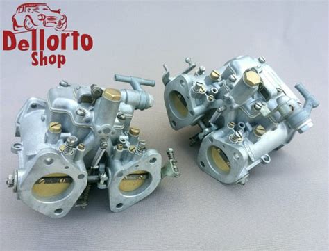 Restored Matched Pair Of Dellorto Dhla Carburetors For Alfa Romeo