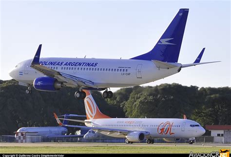 Lv Cap Aerolineas Argentinas Boeing N Aviacioncr Net