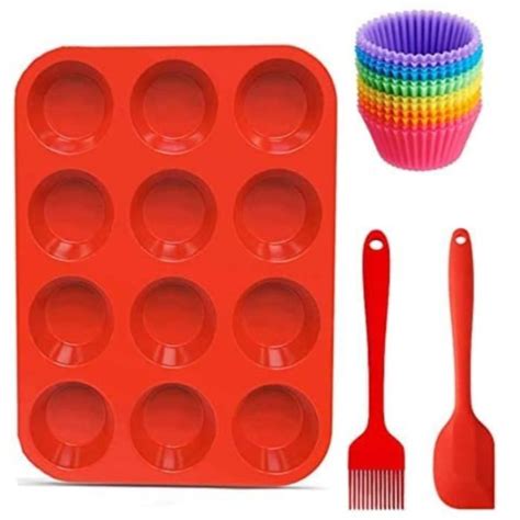 Moule G Teau En Silicone Moule Muffins Pour Plaque De Cuisson