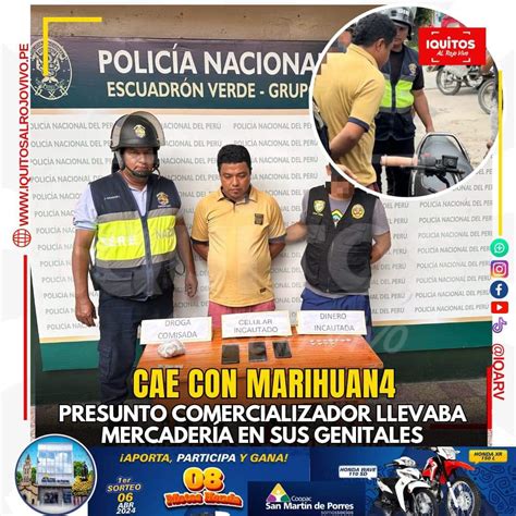 🟥alerta Iquitos Hombre EscondÍa Marihuan4 En Sus Partes Íntimas 🚨