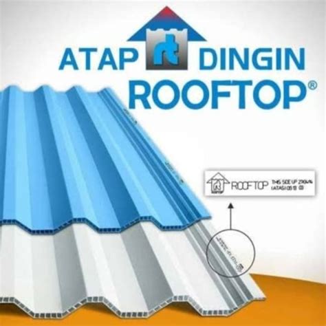 Jual Atap Rooftop Atap Berongga Bahan Pvc Tebal 10mm Putih 1m Kota