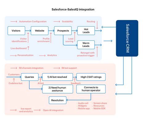 Zoho SalesIQ And Salesforce CRM Improving Sales Performance InsightCrew