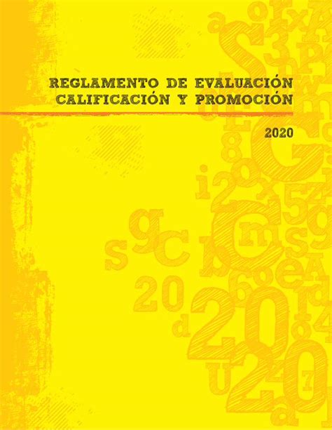 Pdf Reglamento De Evaluacion Calificacion Y Promocion Pdfslide Net