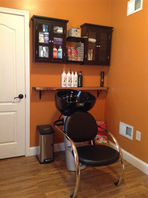 Shampoo Area Aka Salon Home Hair Salons Salon Suites Decor Home Salon