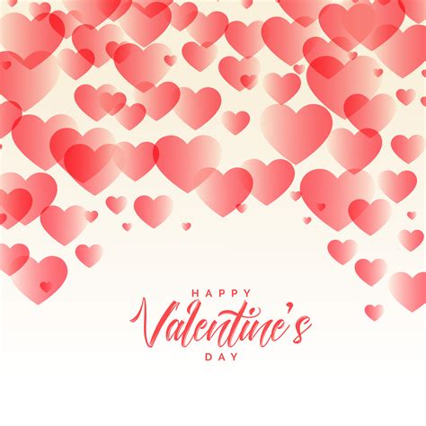 Elegant Hearts Pattern Beautiful Valentines Day Background Download