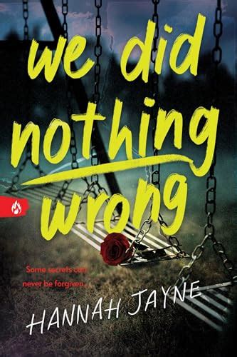 We Did Nothing Wrong By Hannah Jayne Goodreads