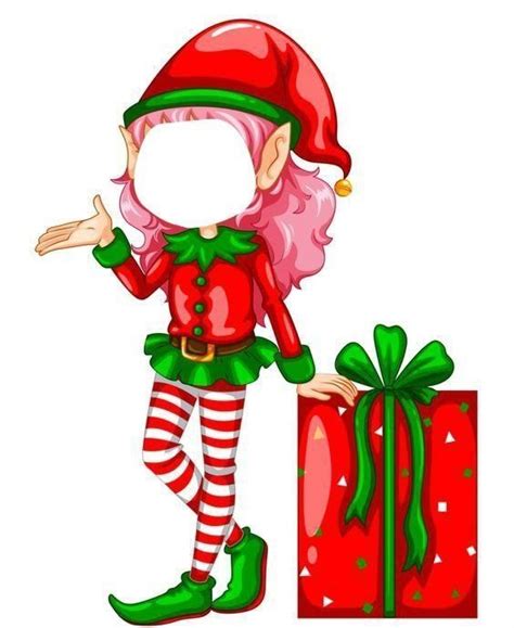 Navidad Duende In Christmas Drawing Christmas Cutouts