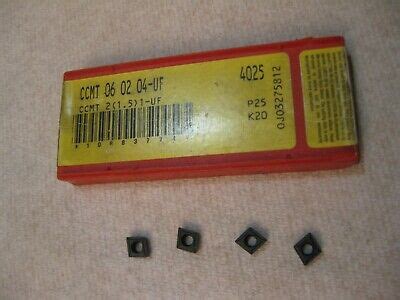 Sandvik Ccmt Ccmt Uf Carbide Insert Lot Of