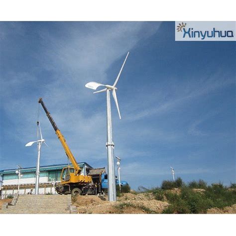 Esg Kw To Kw Vertical Wind Turbine For Wind Solar Hybrid Energy