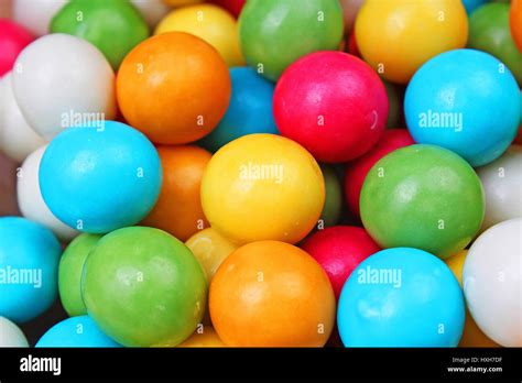 Bubble Gum Chewing Gum Texture Rainbow Multicolored Gumballs Chewing