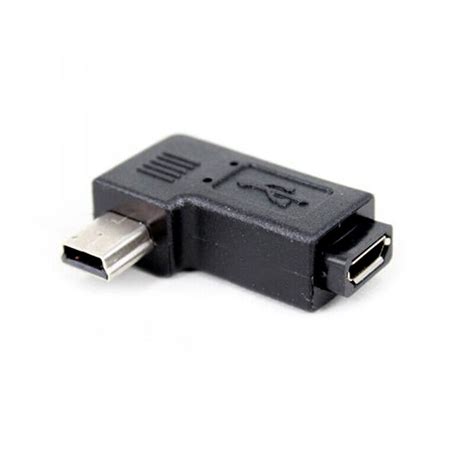 Degree Right Left Angle Mini Usb Type A Male To Micro Usb Female