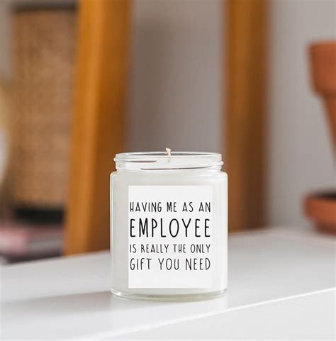 Funny Employee Gift, Gift Ideas for Boss, Candle Boss Gift Ideas ...