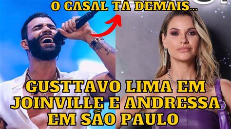 Gusttavo Lima faz SHOWZAÇO em Joinville e Andressa Suita surge