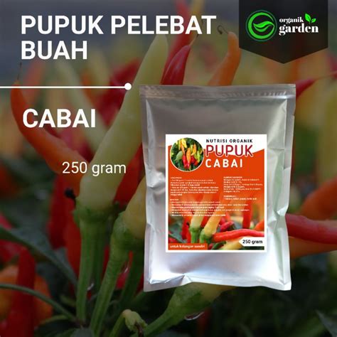 Jual Pupuk Pelebat Buah CABAI Booster Melebatkan Secara Masimal