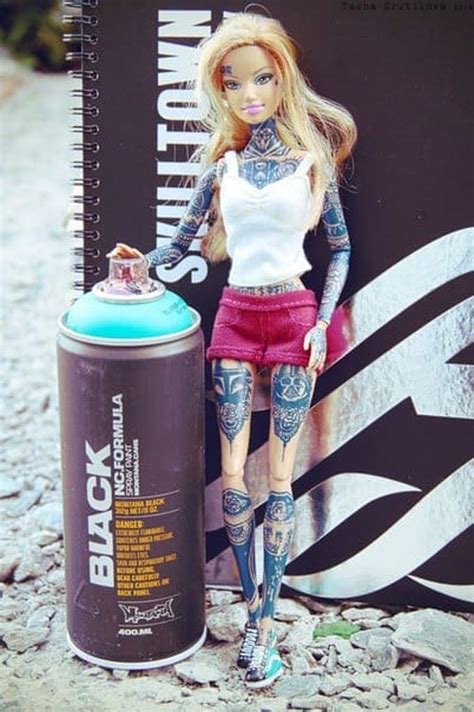 Abigail Heartless The Travelling Tattooed Barbie Doll Barbie Dolls Barbie Epic Tattoo