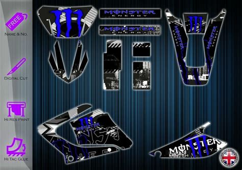 Yamaha Dtr X Stickers Dtr Graphics Kit Dtr Re Decals Dtr