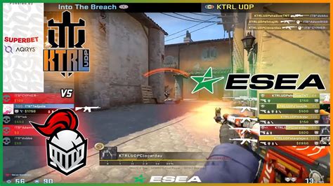 Ktrl X Udp Vs Into The Breach Esea Season Eu Csgo Main