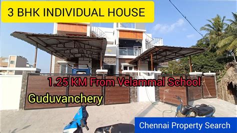 Beautiful 3 BHK Individual House For Sale In Guduvanchery