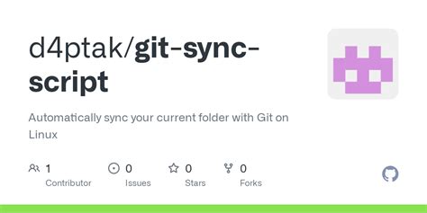 Github D4ptakgit Sync Script Automatically Sync Your Current Folder