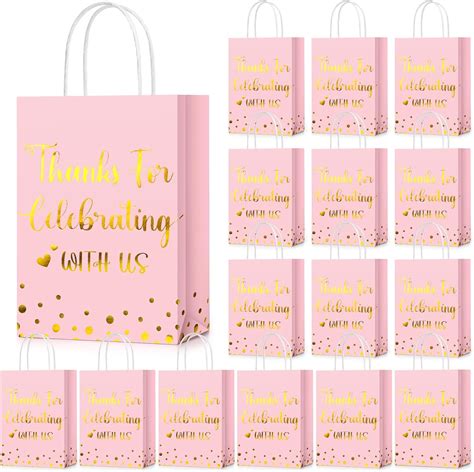 Amazon Ctosree 50 Pcs Wedding Gift Bag Thanks For Celebrating With