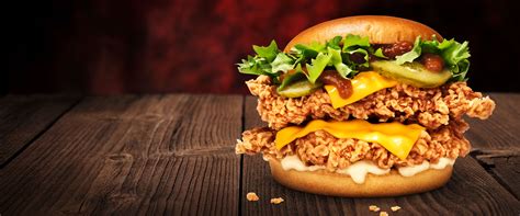 Double Kentucky Bbq Zinger Burger Prodotti Kfc Suisse