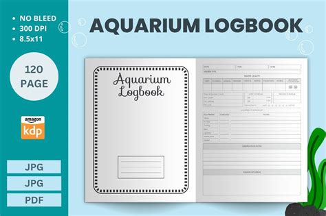 Aquarium Logbook Kdp Interior Graphic By Armanmojumdar Creative Fabrica