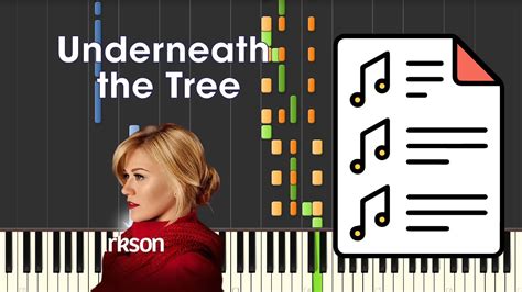 Kelly Clarkson - Underneath the Tree | Piano Tutorial Sheet Music - YouTube