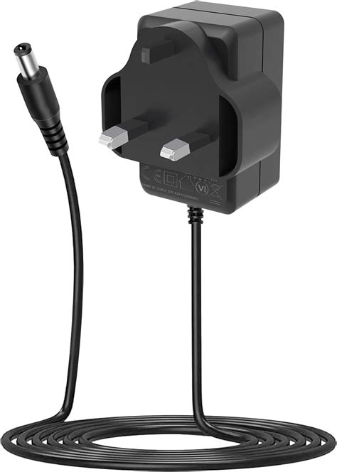 Pove 9V 1A DC Guitar Pedal Power Supply 4.92ft -Center Tip Negative