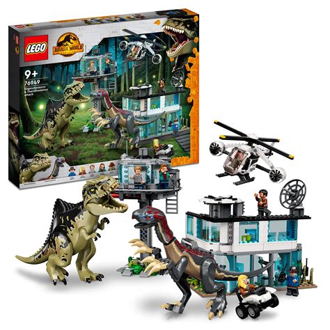 LEGO 76949 Jurassic World Dominion Giganotosaurus & Therizinosaurus ...