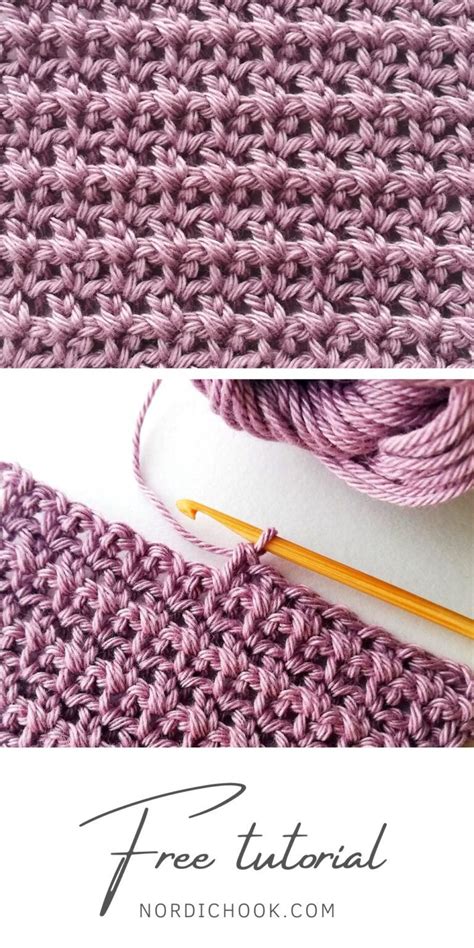 The Pike Stitch Nordic Hook Free Crochet Tutorial Crochet Quilt