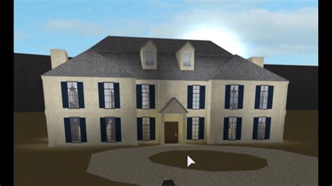 French Mansion Speedbuild Welcome To Bloxburg Youtube