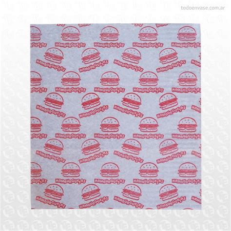 Papel Para Hamburguesas 40 X 40 Todo Envase