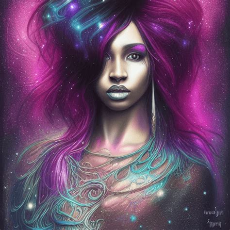 Galaxy Girl By Tomasz Alen Kopera · Creative Fabrica