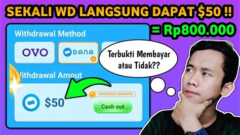 Sekali WD Langsung Dapat Rp800 000 Aplikasi Penghasil Saldo Dana