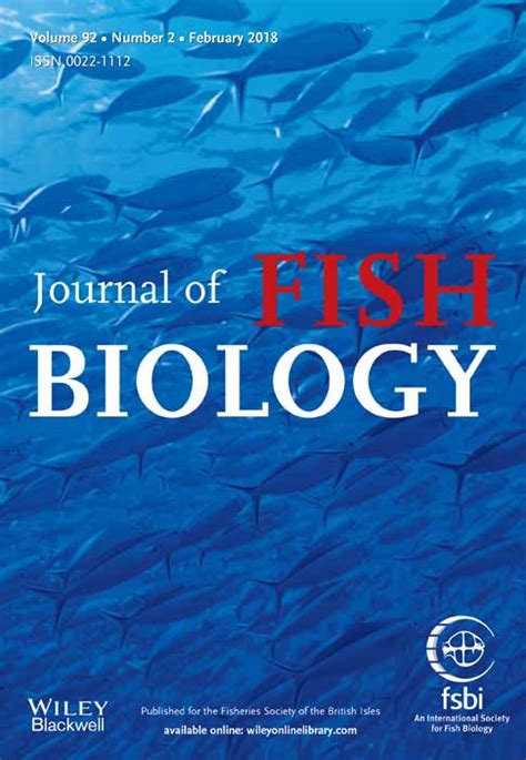 Journal Of Fish Biology Wiley Online Library